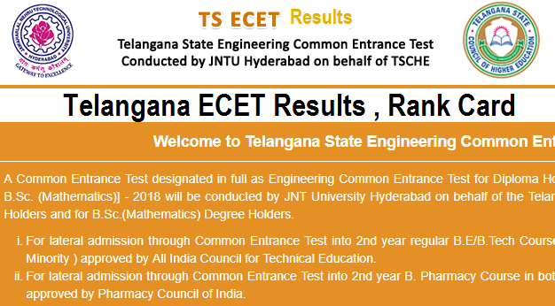 TS ECET Results 2018 – Check Manabadi TSECET Result, Rank Card, Counselling Dates on 24th May, 2018