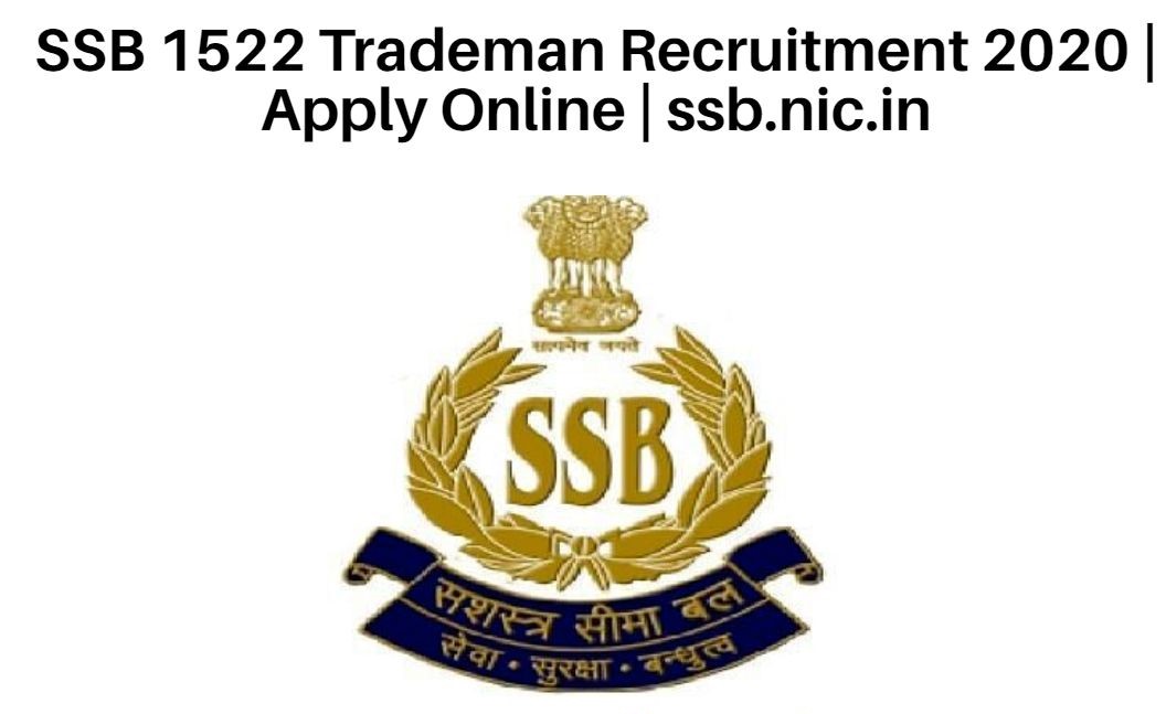SSB Constable Recruitment 2020