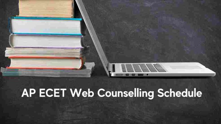 AP ECET Web Counselling Schedule