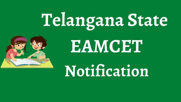 TS EAMCET Notification 2023