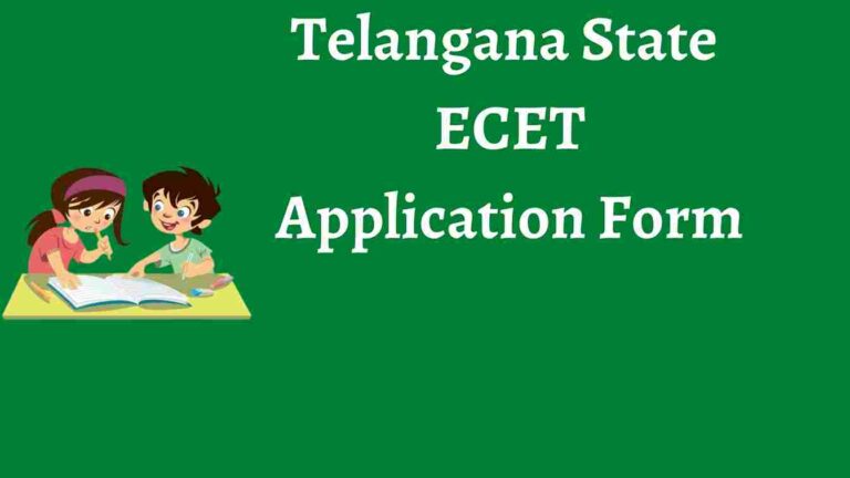 TS ECET Application Form 2023
