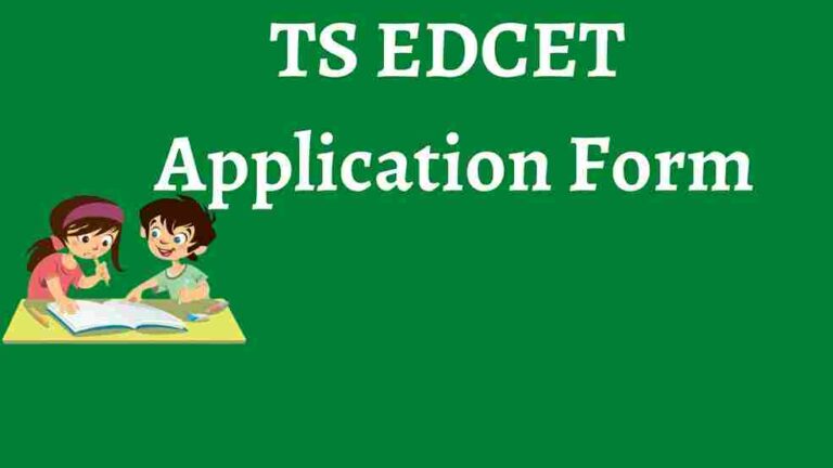 TS EDCET Application Form