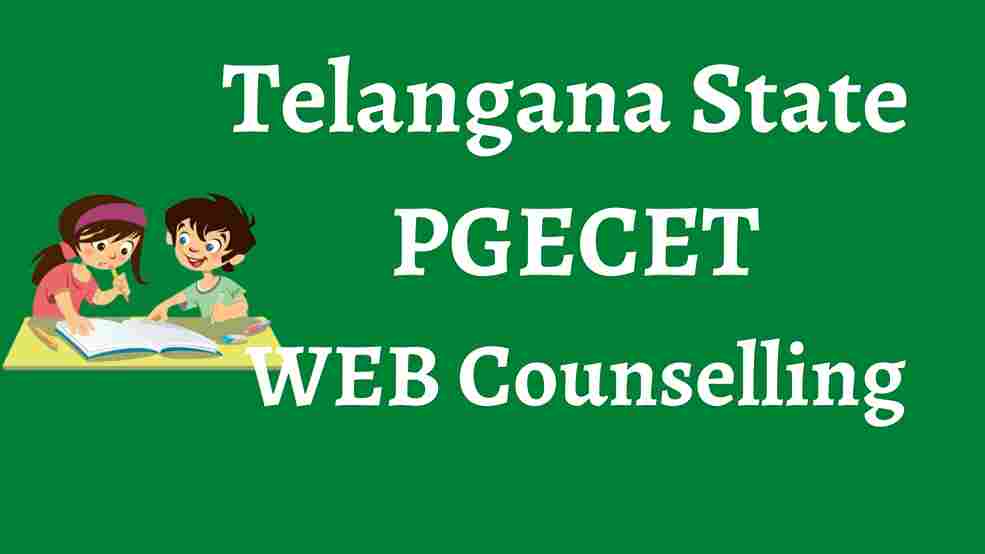 TS PGECET Web Counselling 2023