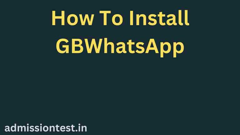 How To Install GBWhatsApp